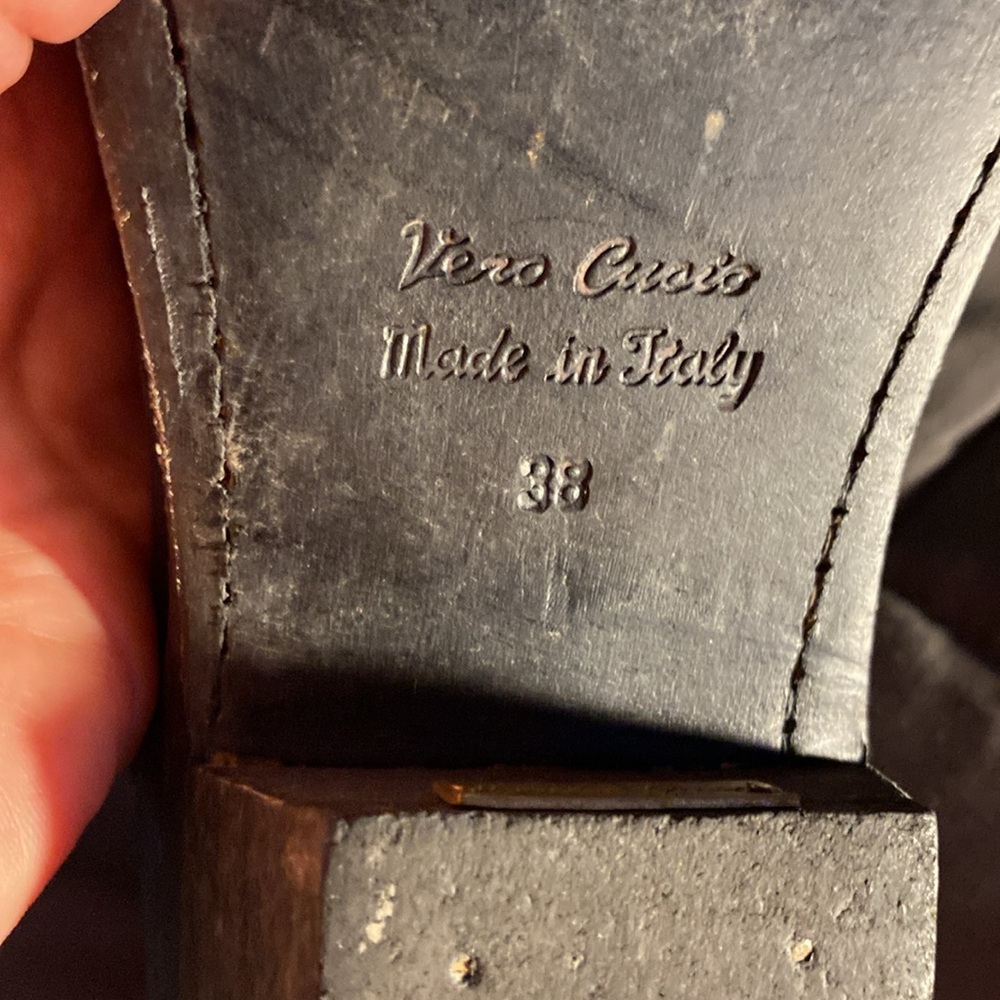 Golden Goose navy /blk cowboy boots - Picture 3 of 3